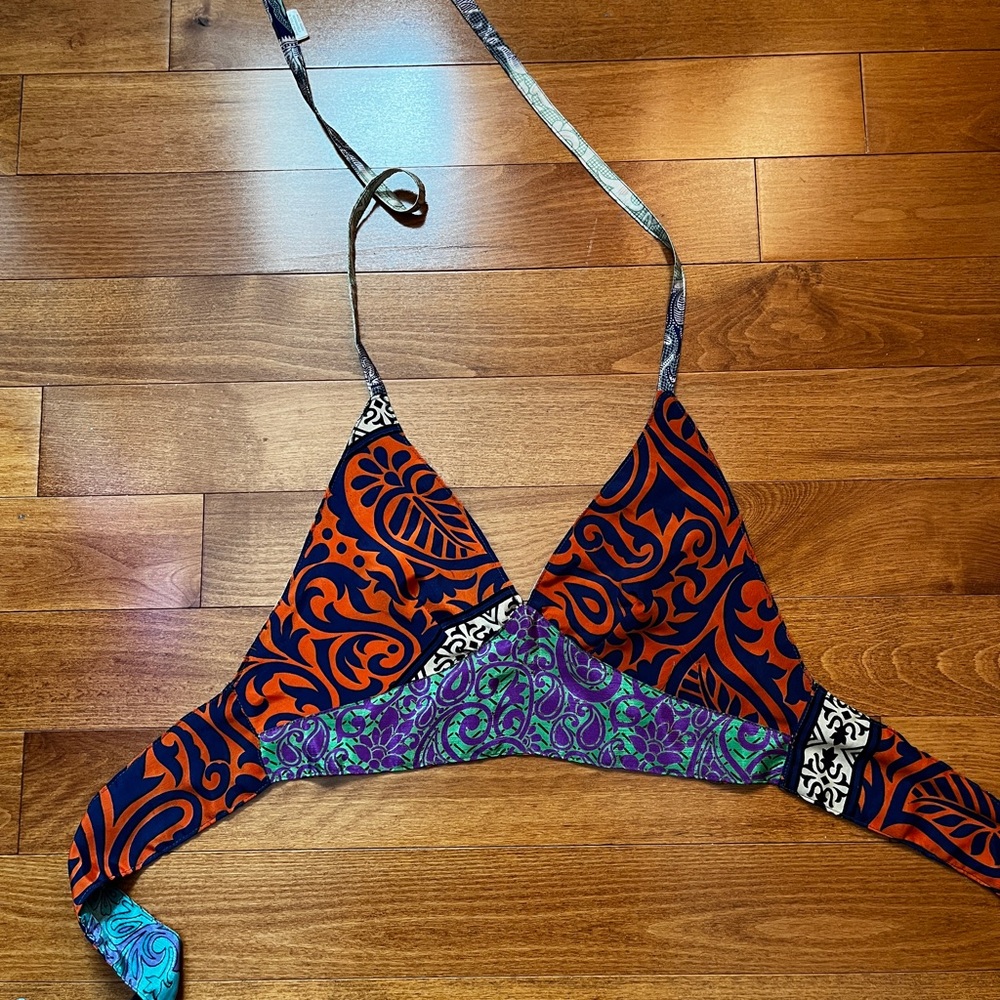Colourful Rave Beach Top - Reversible